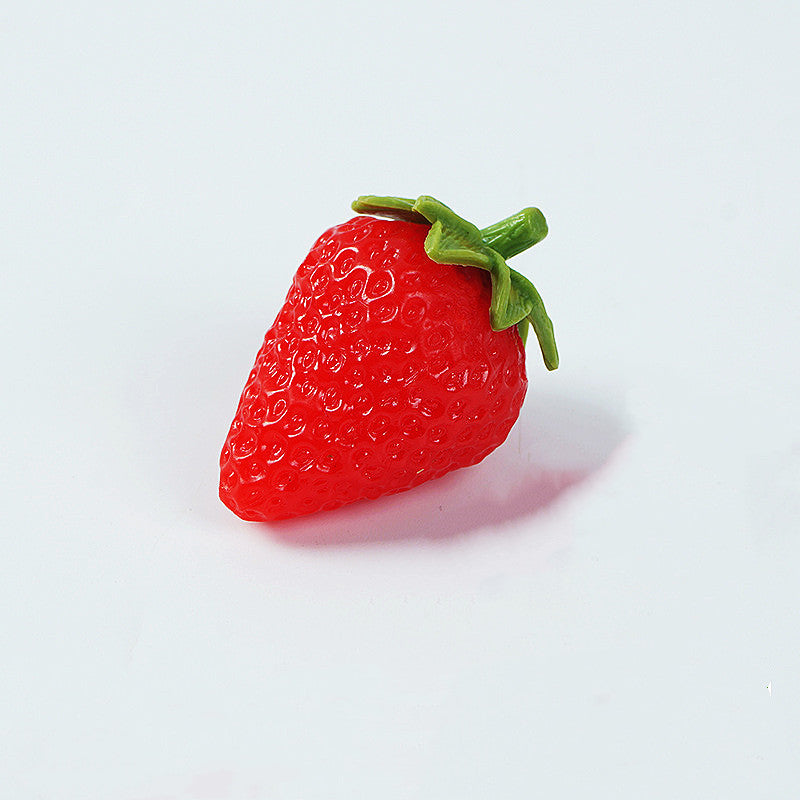 Bulk Artificial Strawberries Lifelike Plastic Fake Fruit Decoration for Home Kitchen Party Photography Props Wholesale