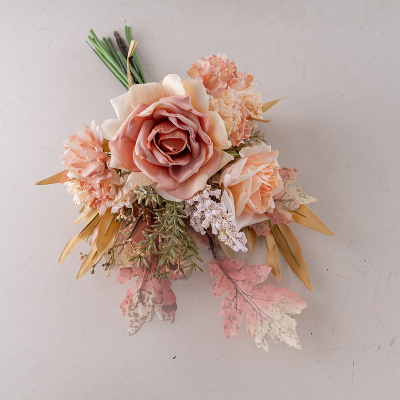 Bouquet de fleurs artificielles en vrac en liquidation, arrangements floraux en soie pour centres de table de mariage, vente en gros 