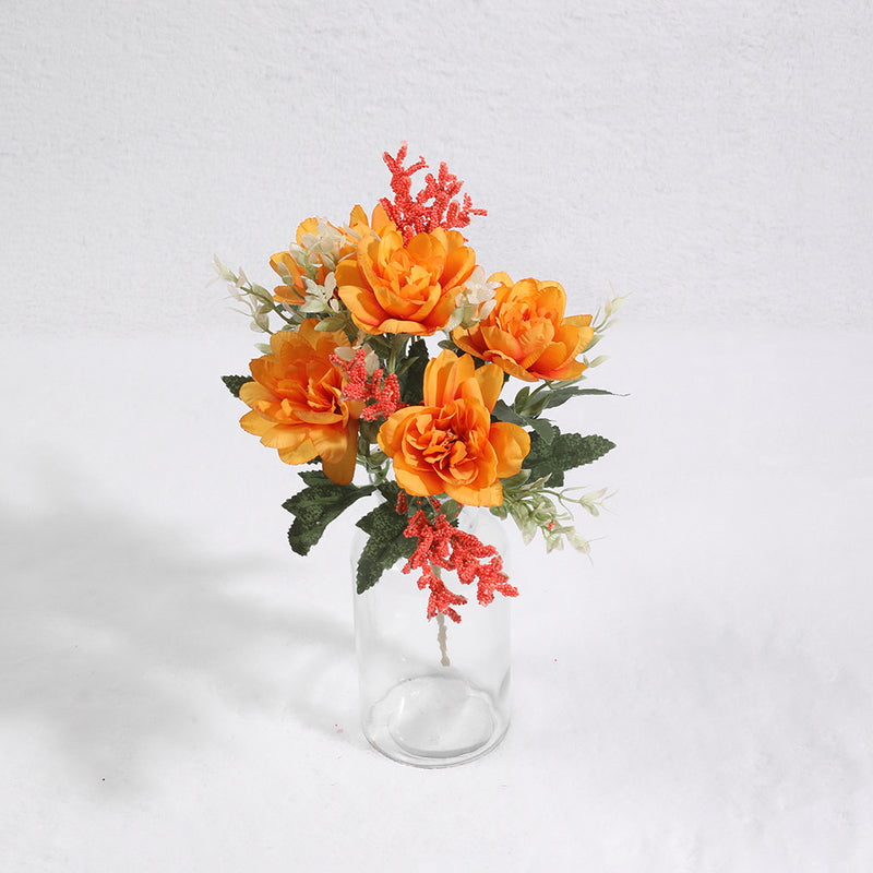 11.8 Inch Realistic Artificial Freesia - Durable Fake Flowers for Wedding, Party & Indoor Decoration