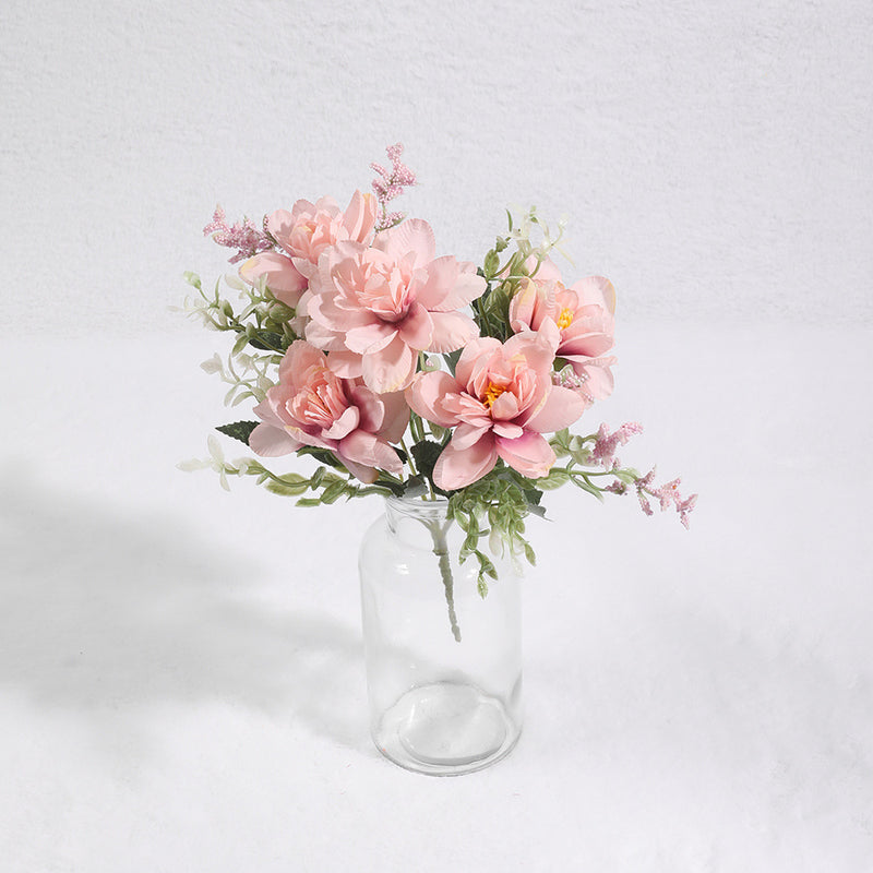 11.8 Inch Realistic Artificial Freesia - Durable Fake Flowers for Wedding, Party & Indoor Decoration
