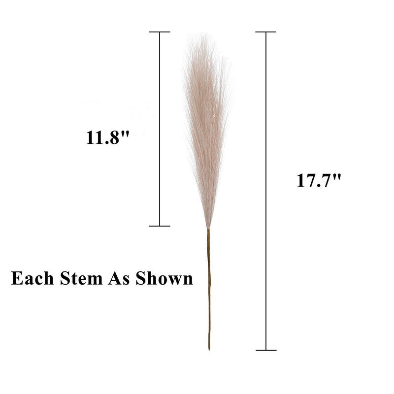 Bulk 45pcs 17.7" Fall Pampas Bouquet Stems Cream Fall Decoration Wholesale