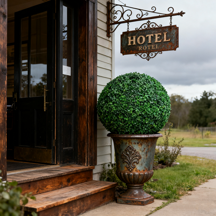 Bulk Artificial Boxwood Topiary Ball - Decor for Hotel Lobby & Reception Wholesale