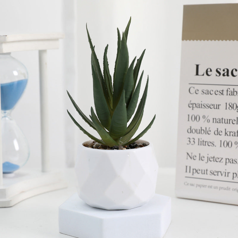 Bulk 20 Styles 5" Artificial Succulent Potted Plants for Bathroom Home Table Decor Wholesale