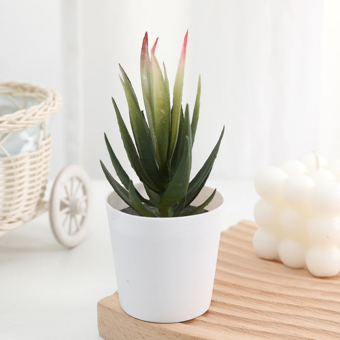 Bulk 20 Styles 5" Artificial Succulent Plants in Pots for Bathroom Home Table Decor Wholesale
