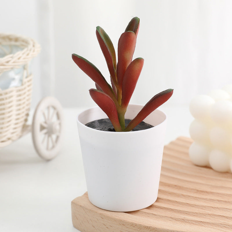 Bulk 20 Styles 5" Artificial Succulent Potted Plants for Bathroom Home Table Decor Wholesale