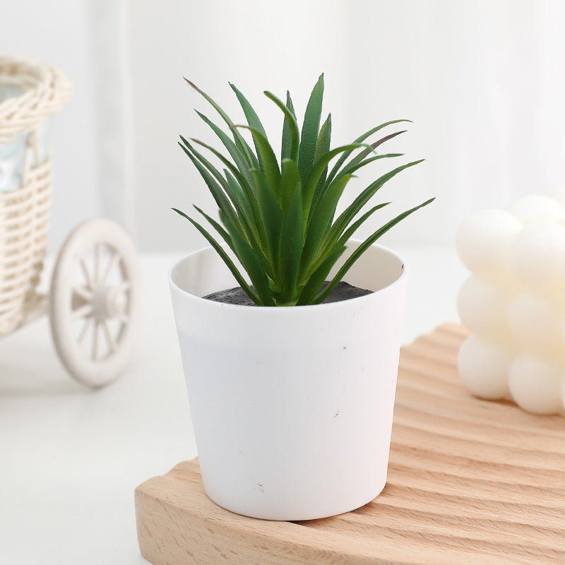 Bulk 20 Styles 5" Artificial Succulent Potted Plants for Bathroom Home Table Decor Wholesale