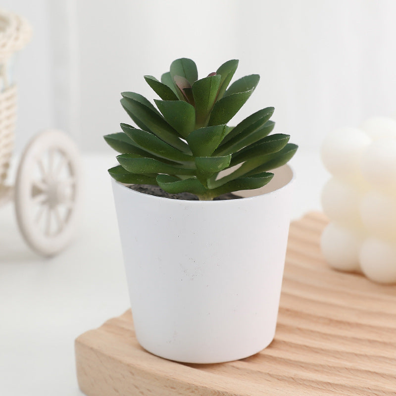 Bulk 20 Styles 5" Artificial Succulent Potted Plants for Bathroom Home Table Decor Wholesale