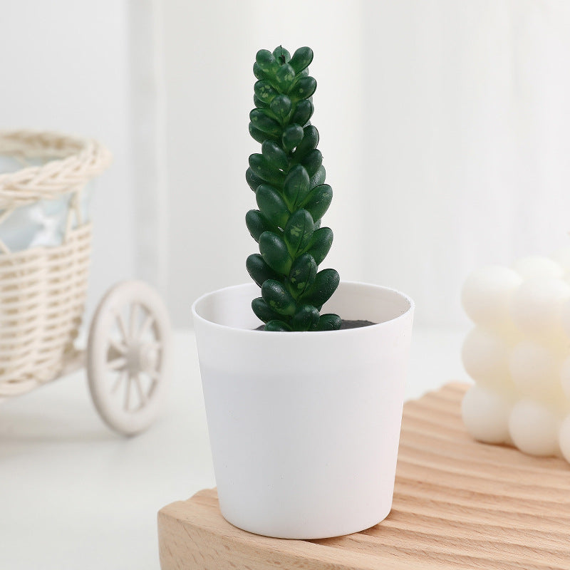 Bulk 20 Styles 5" Artificial Succulent Potted Plants for Bathroom Home Table Decor Wholesale