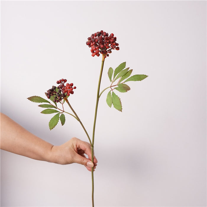 Bulk 21 inches Tall Artificial Berries Stems Autumn And Winter Decorations Wholesale