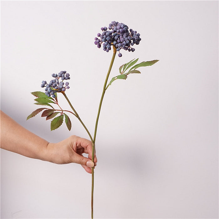 Bulk 21 inches Tall Artificial Berries Stems Autumn And Winter Decorations Wholesale