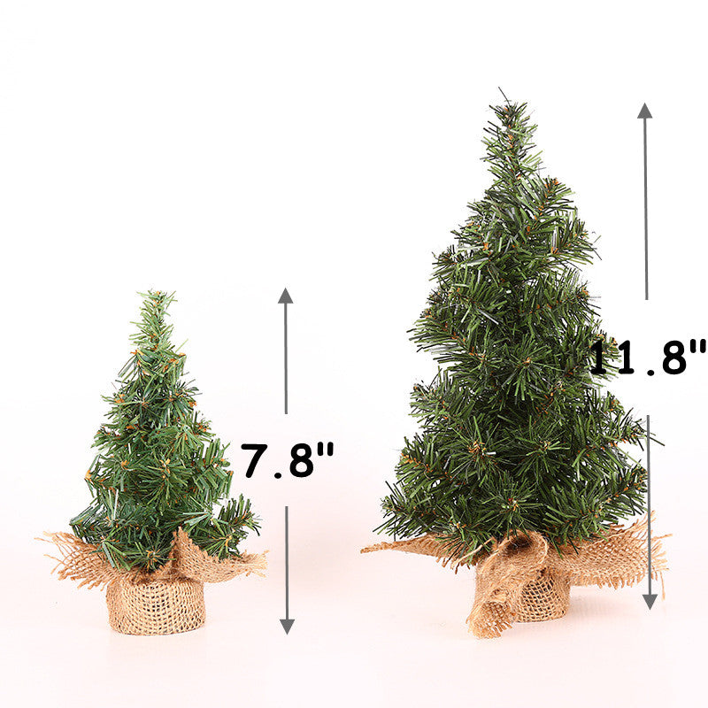 Mini sapin de Noël artificiel miniature en vrac pour arrangements de table, centre de table, vente en gros