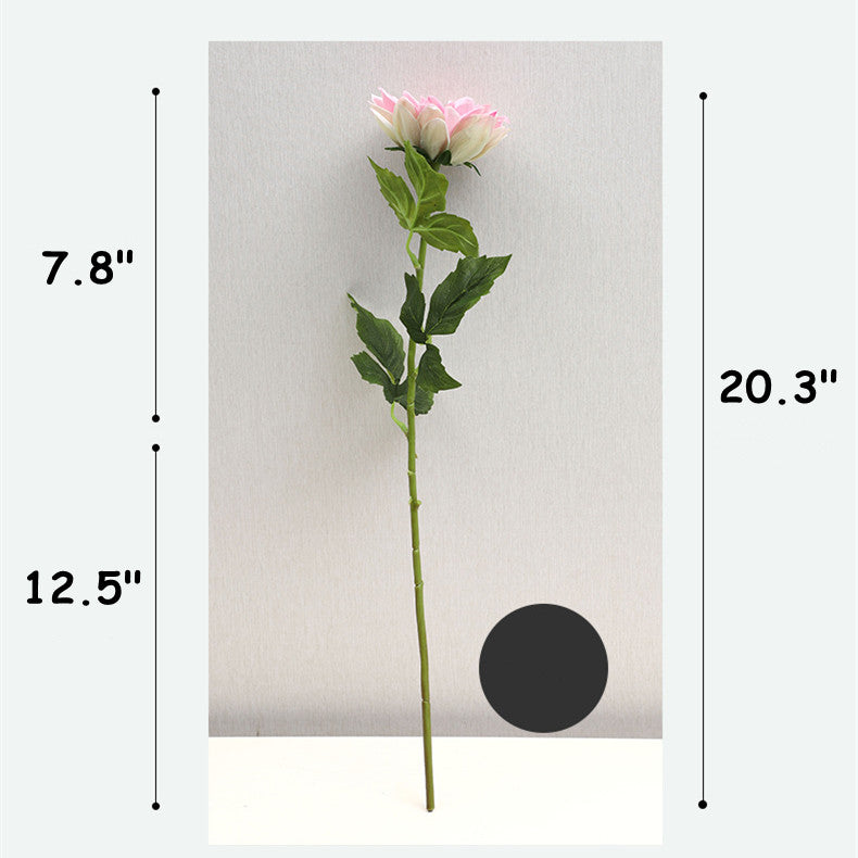 Bulk Lifelike Dahlia Artificial Flowers Stems Real Touch Wholesale