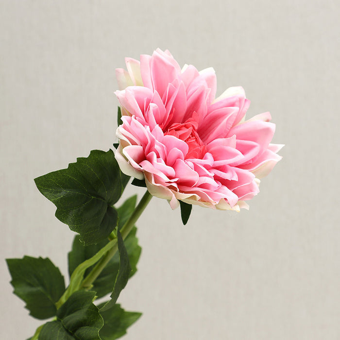 Bulk Lifelike Dahlia Artificial Flowers Stems Real Touch Wholesale