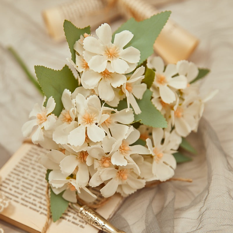 10.6 Inch Artificial Daisy Flowers - Realistic Fake Daisies for Home Decor, Vase Arrangements