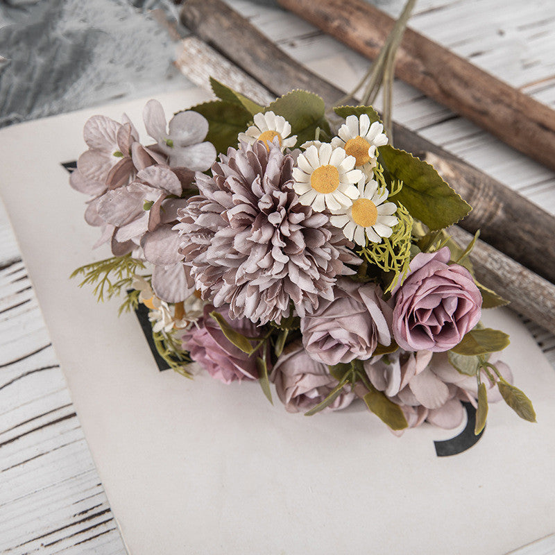 Bulk Mum Bush Daisy Mixed Flowers Bush Bouquet Autumn Floral Arrangement Wholesale