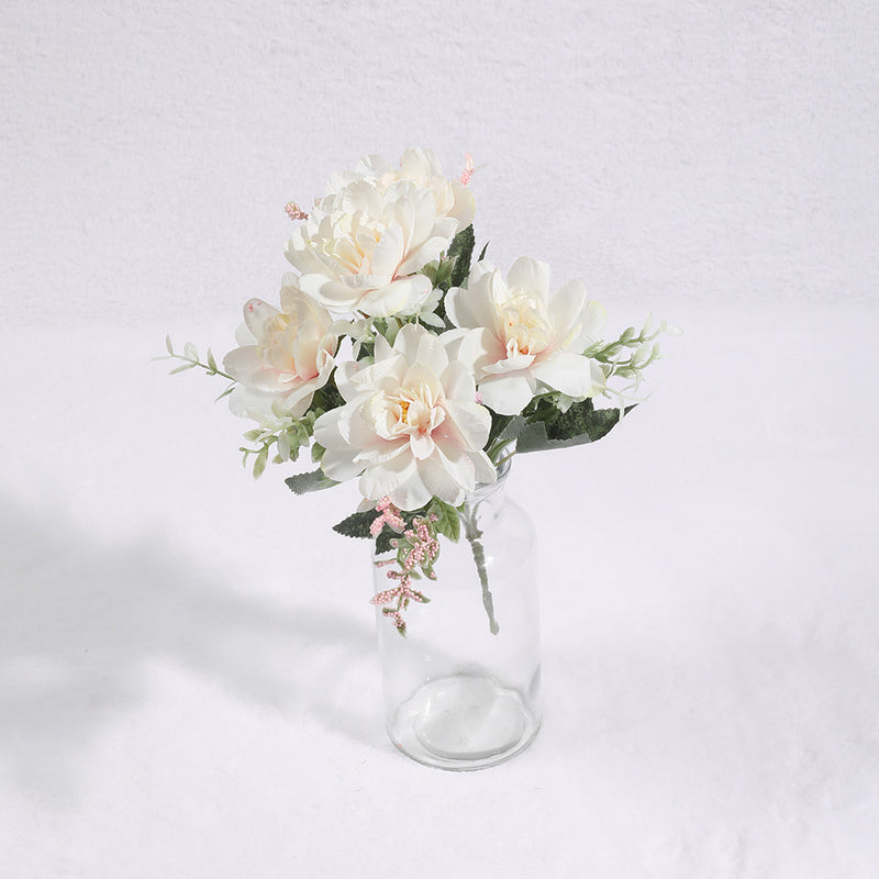 11.8 Inch Realistic Artificial Freesia - Durable Fake Flowers for Wedding, Party & Indoor Decoration