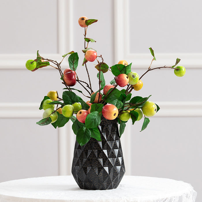 Bulk 18" Artificial Fruits Small Apple Stems Spray Branch for Arrangement Decoration Wholesale
