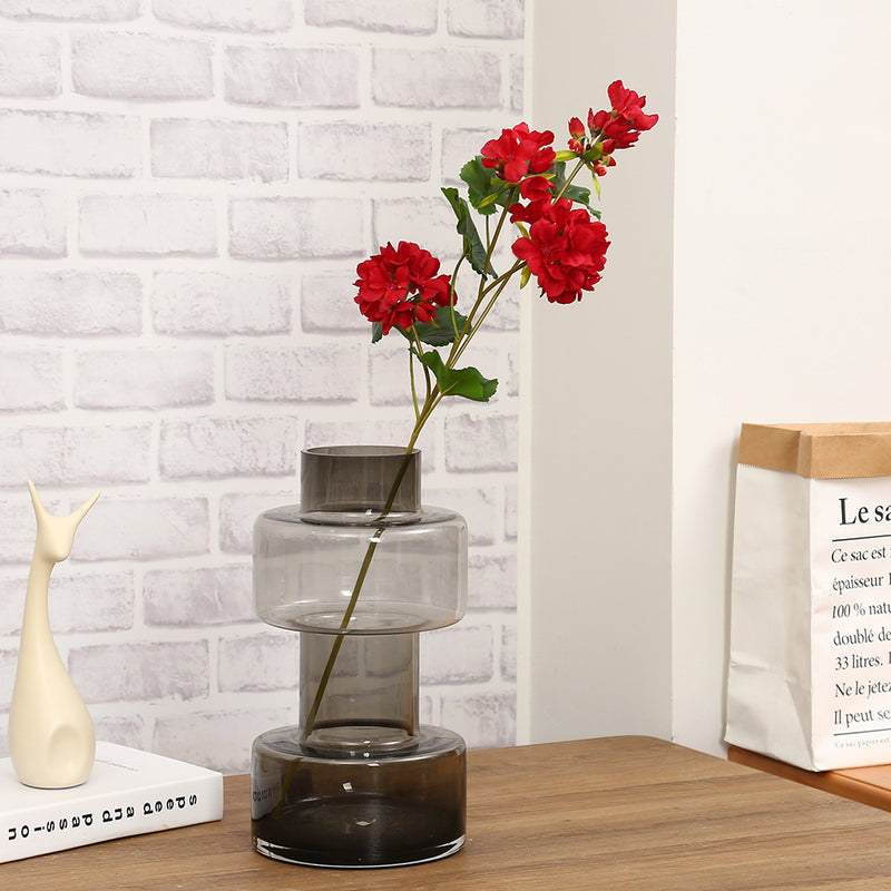 Bulk Geranium Flowers Stem Spray Hanging Trailing Bush Red Floral Artificial Wholesale