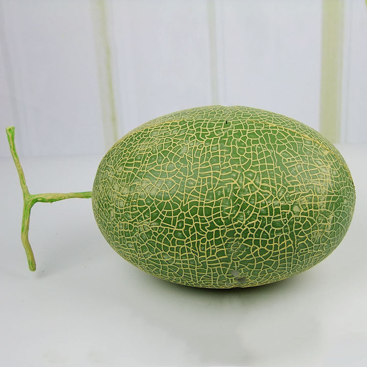 Fruits artificiels en vrac Melon miel Décoration réaliste Fruits en gros 