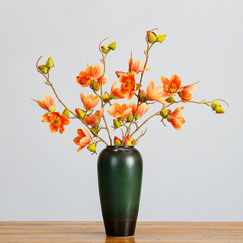 Bulk 35.4" Artificial Kapok Flowers Stems Branches for Tall Vase Autumn Decoration Wholesale