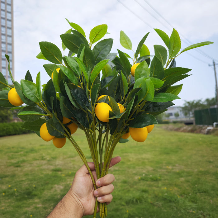 Bulk Exclusive 14" Artificial Plants Lemon Bush for Outdoors
