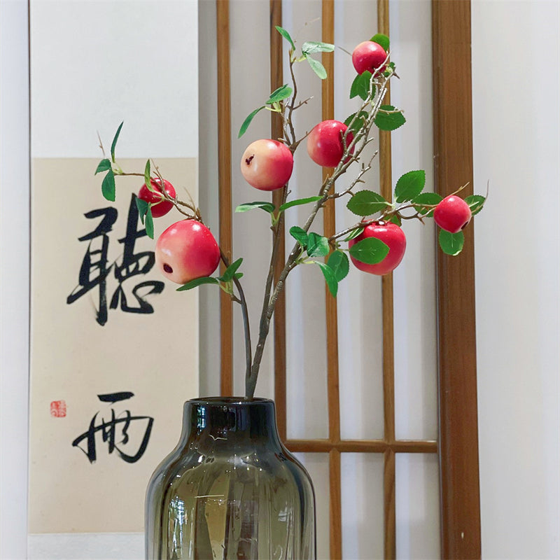 Tiges de mandarine exclusives en vrac de 31 po, branches de citron, branches de fruits artificiels, vente en gros 