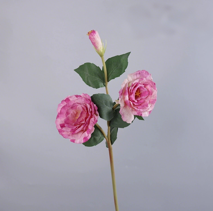 Realistic Artificial Lisianthus Flowers - Premium Silk Petals, Lifelike Eustoma for Home Decor