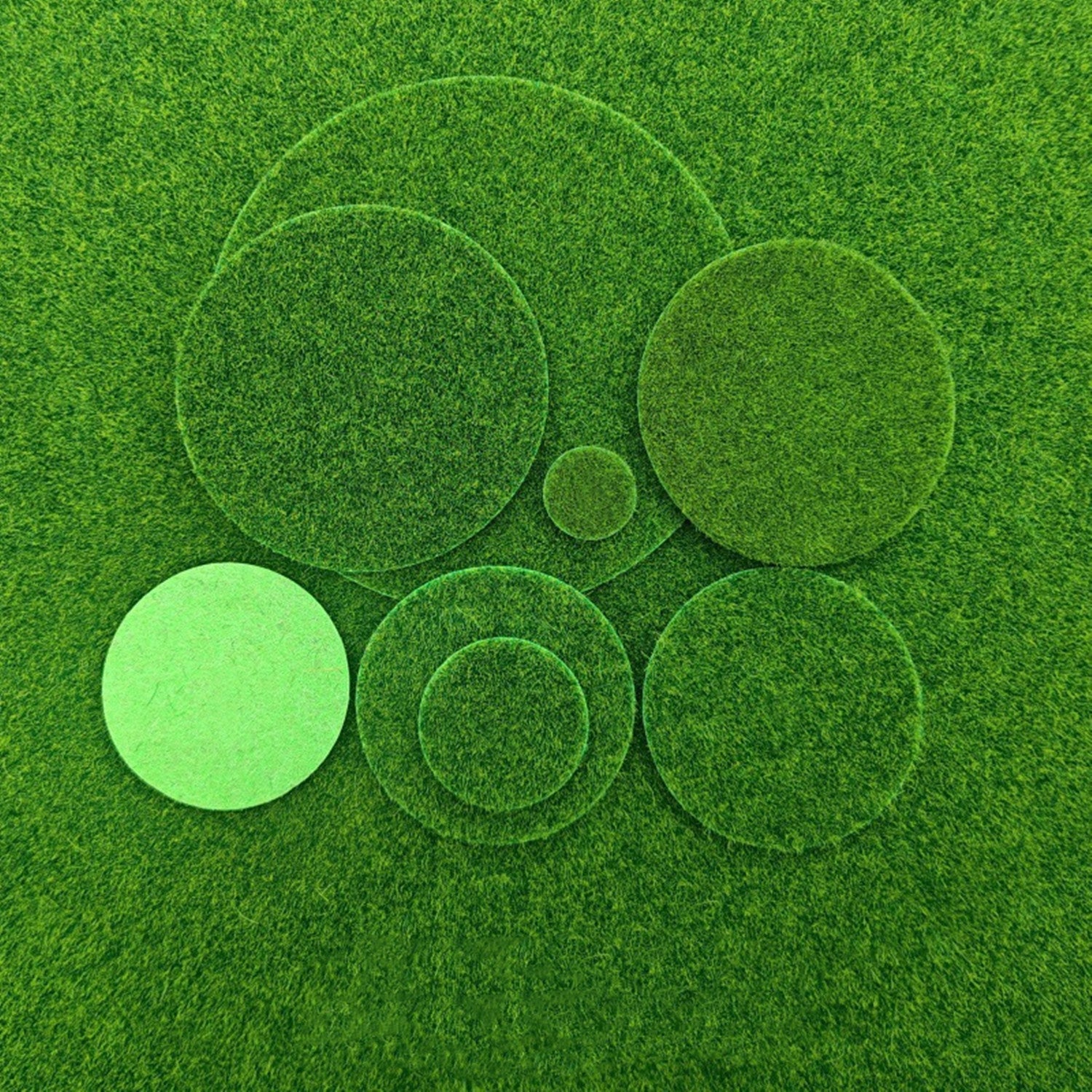 Bulk Round Artificial Turf Moss Carpet Wholesale — Artificialmerch