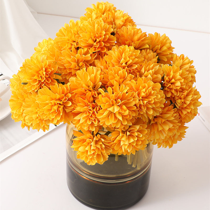 Bouquet de petites fleurs de chrysanthème en vrac pour décorations de table en gros