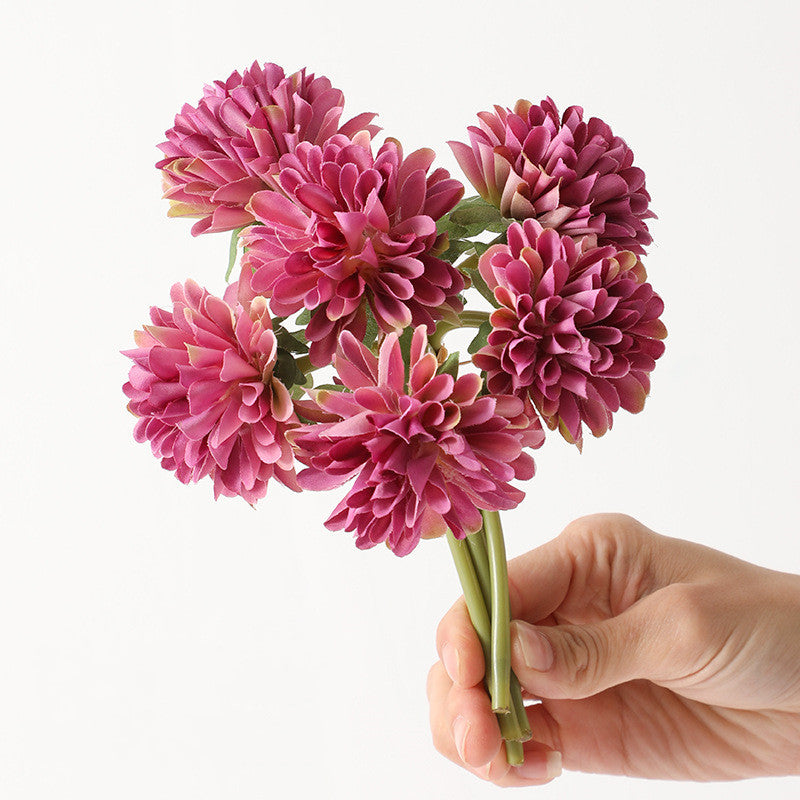 Bouquet de petites fleurs de chrysanthème en vrac pour décorations de table en gros