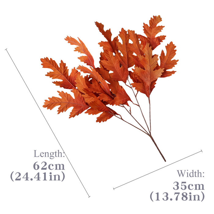 Bulk 24" Artificial Oak Leaf Stems – For Autumn & Thanksgiving Decor Wholesale