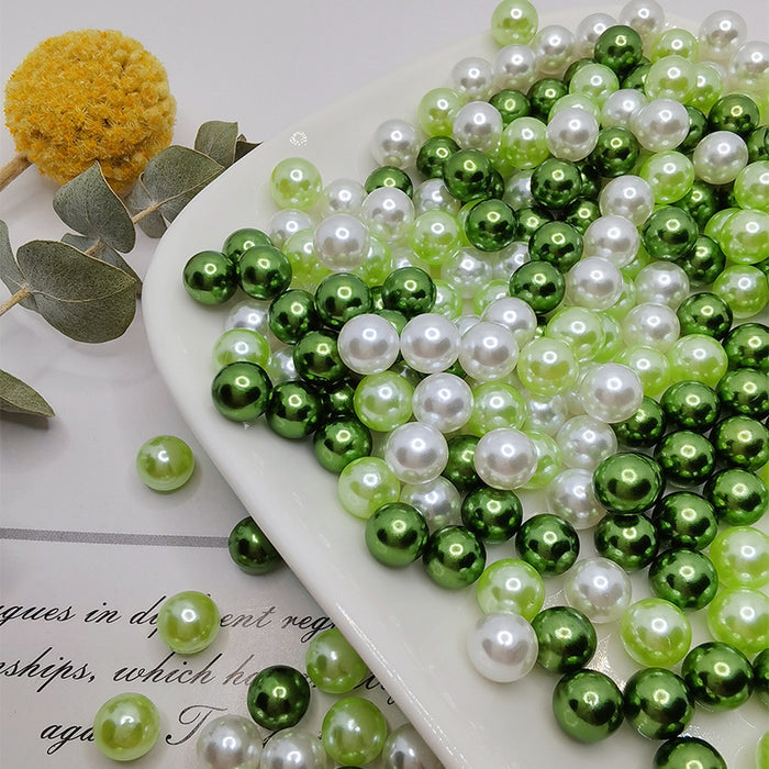 Bulk 150pcs 8mm Artificial Pearls for Vase Filling Crafts No Holes Pearl Beads for Wedding Table Party