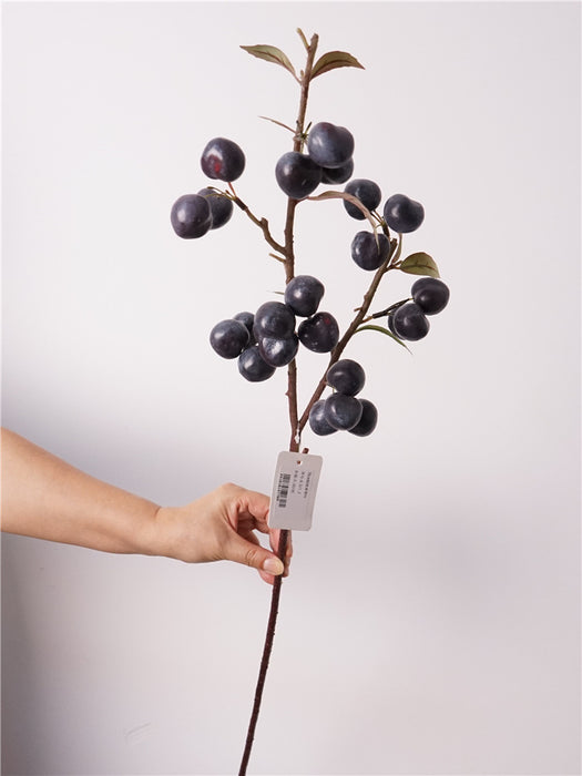 Bulk 30 inches Tall Plum Stem Branches Artificial Fruits Branches Wholesale