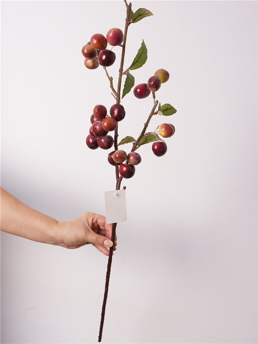 Bulk 30 inches Tall Plum Stem Branches Artificial Fruits Branches Wholesale