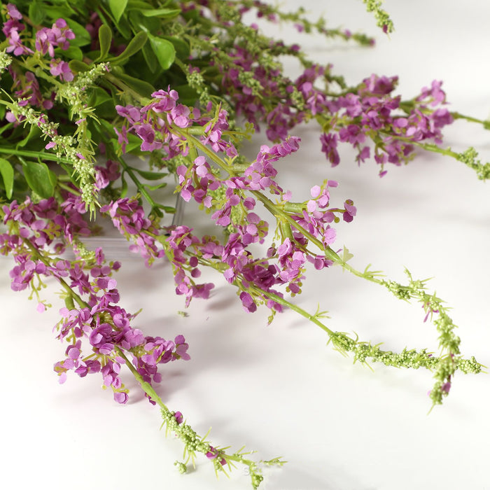 Bulk 33" Artificial Saliva Spray Long Stems Spring Plants for Kitchen Countertop Wholesale