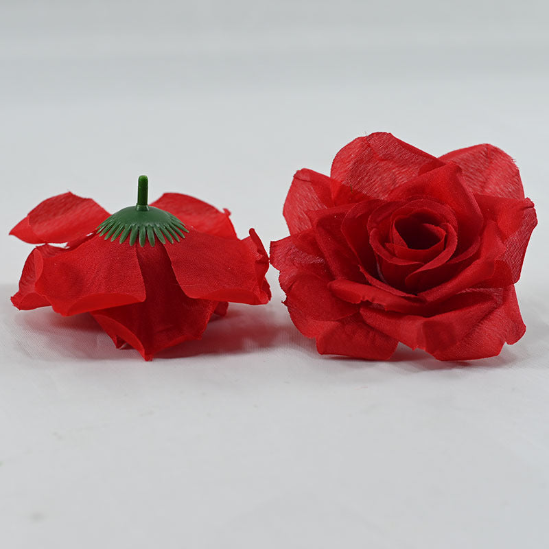 Bulk Silk Rose Heads Wedding Shooting Props DIY Hair Accessories Decoration Wholesale