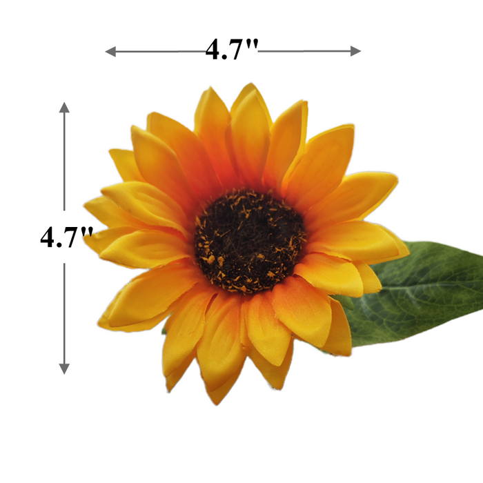 Bulk 13" Artificial Flowers Sunflower Stem Wholesale