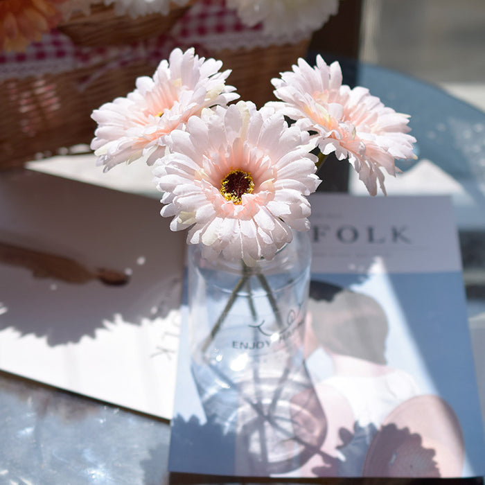 Bulk 3Pcs Daisy Stems for Table Floral Arrangement Artificial Silk Flower Wholesale