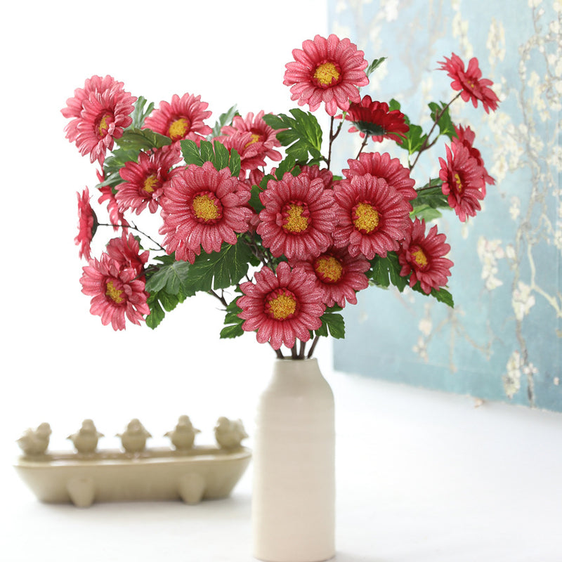 Bulk 2025 Modern Romance Wedding Shiny Chrysanthemum Stems for Wedding & Home Decorations