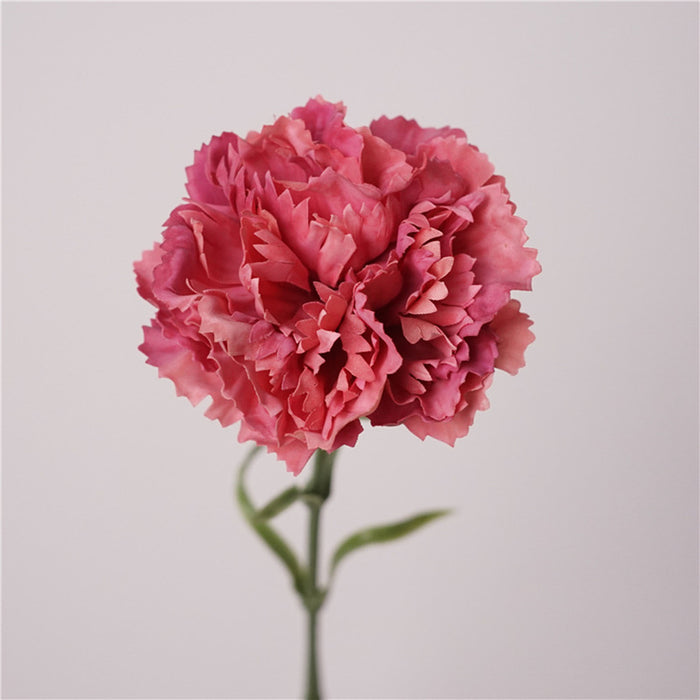 Premium 19.6" Real Touch Carnations - Lifelike Silk Floral Arrangements for Weddings & Home Decor