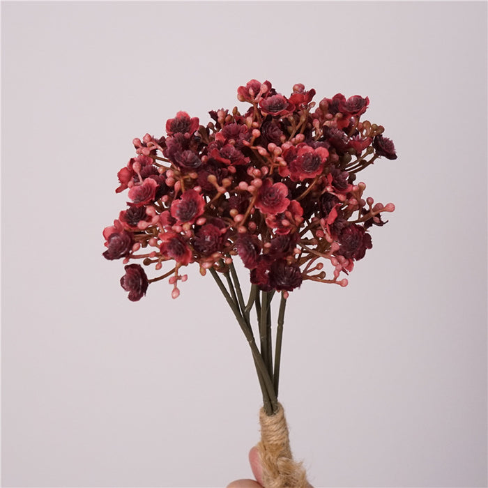 Bulk 11 inches Tall Autumn Babys Breath Bouquet Stems for Crafts Wholesale