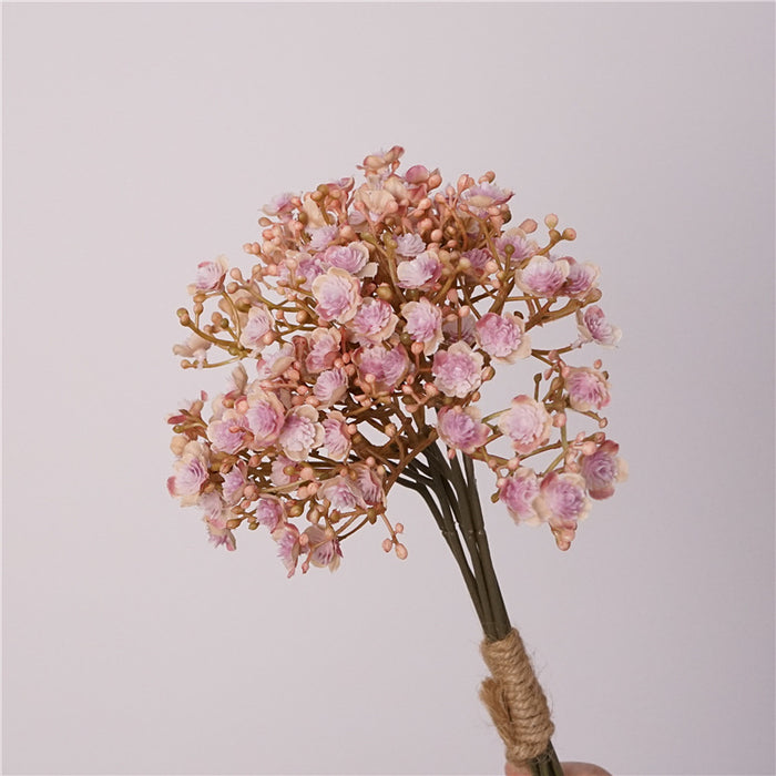 Bulk 11 inches Tall Autumn Babys Breath Bouquet Stems for Crafts Wholesale