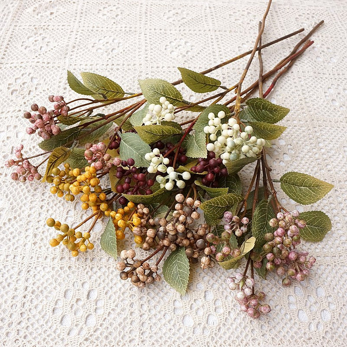 Bulk 21" Autumn Berries Stems Faux Berries Autumn Decoration Wholesale