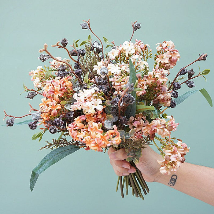 Bulk Autumn Flowers Bouquet Jasmine Flowers Eucalyptus Arrangements Wholesale