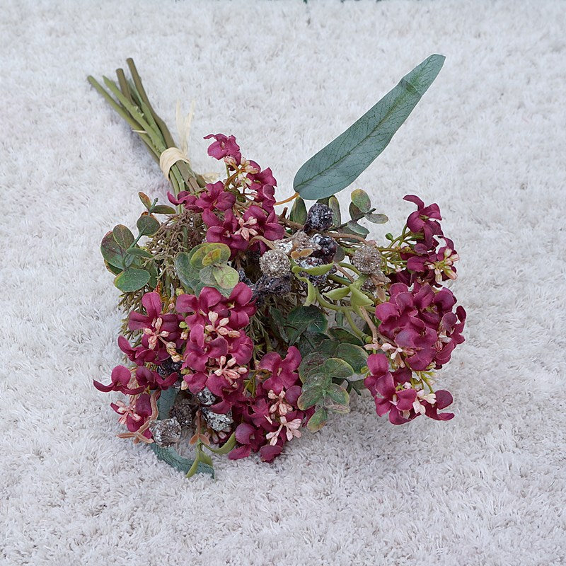 Bulk Autumn Flowers Bouquet Jasmine Flowers Eucalyptus Arrangements Wholesale