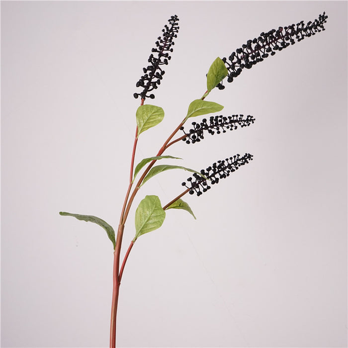 Bulk American Pokeweed Branches - 37" Tall Natural Fall & Winter Stems for Wedding Centerpieces and Home Decor Wholesale