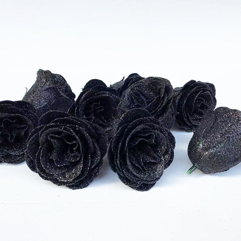 Bulk 30pcs DIY Glitter Roses Bouquet Perfect For Anniversary Weddings Wholesale