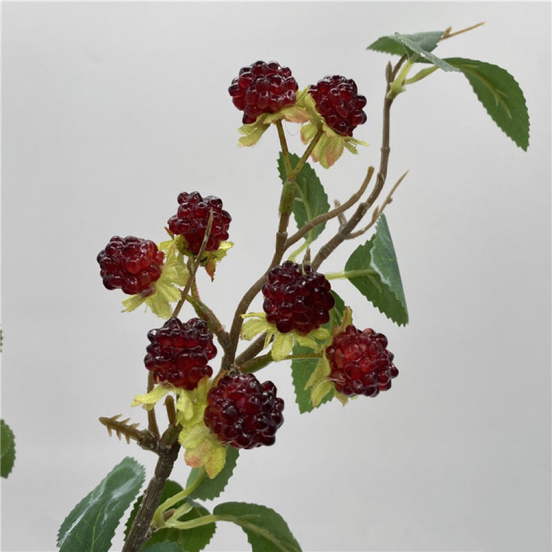 Bulk Raspberry Stems Branches Picks Artificial Berry Stems Wholesale