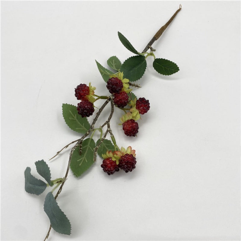 Bulk Raspberry Stems Branches Picks Artificial Berry Stems Wholesale