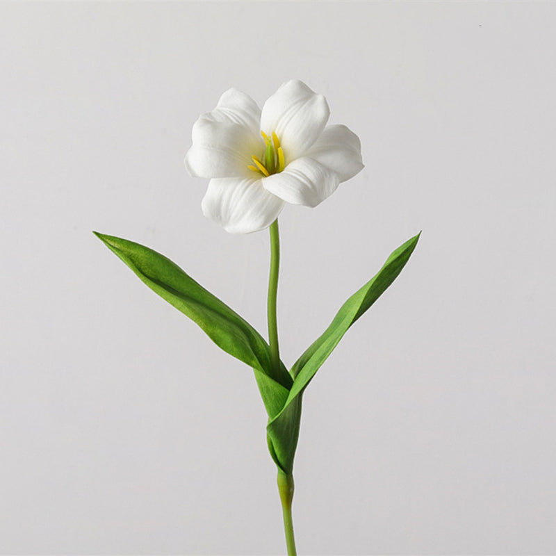 Bulk 18 inches Tall Blooming Tulips Stem With Leaves Real Touch Flowers Artificial Wholesale